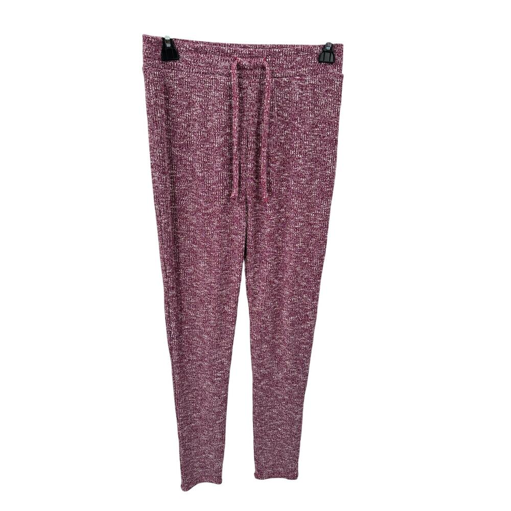 GYMSHARK Purple Knit Drawstring Casual Pants // M